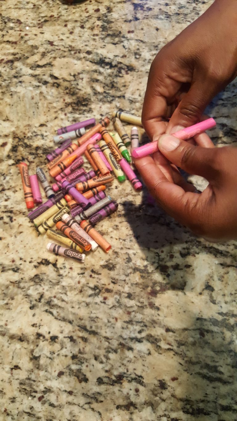 Easy DIY Rainbow Crayons | Chronicles Of A Momtessorian