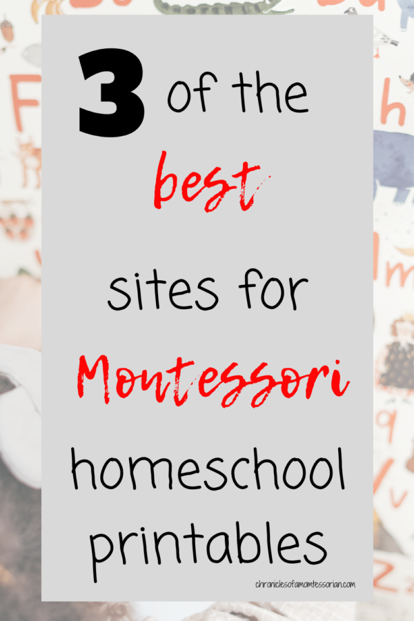 Where to find free Montessori downloads | Chronicles of a Momtessorian