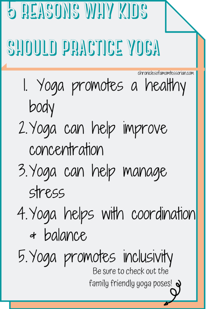 benefits of yoga for kids | Chronicles of a Momtessorian